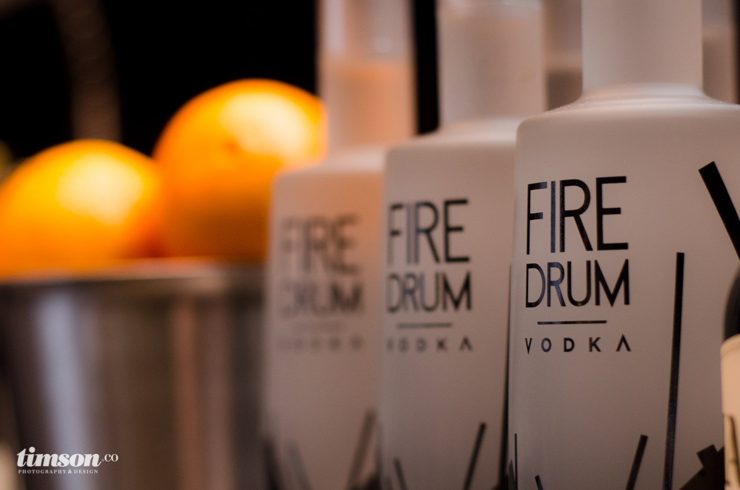 Fire Drum Vodka at Melt Massage for Couples Launch 