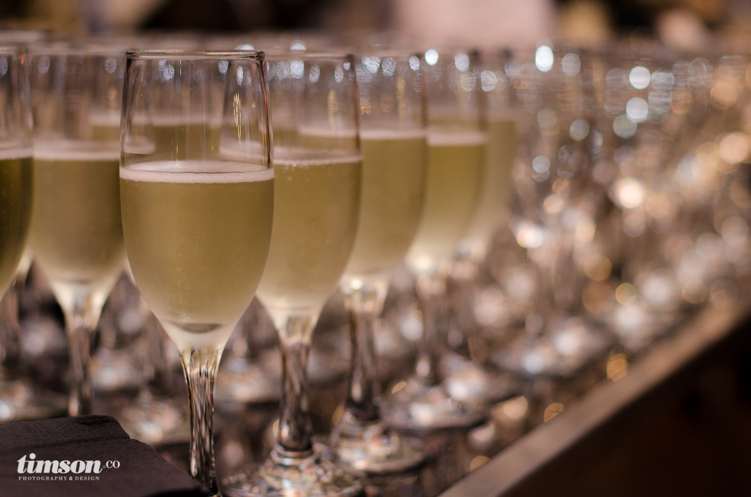 French bubbly at the ready for toasting at the Melt: Massage for Couples launch