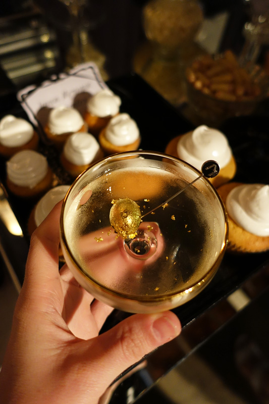 Our bespoke Liquid Gold Melt Martini created by Ben Luzz from Bar Ampere, using Fire Drum Vodka.
